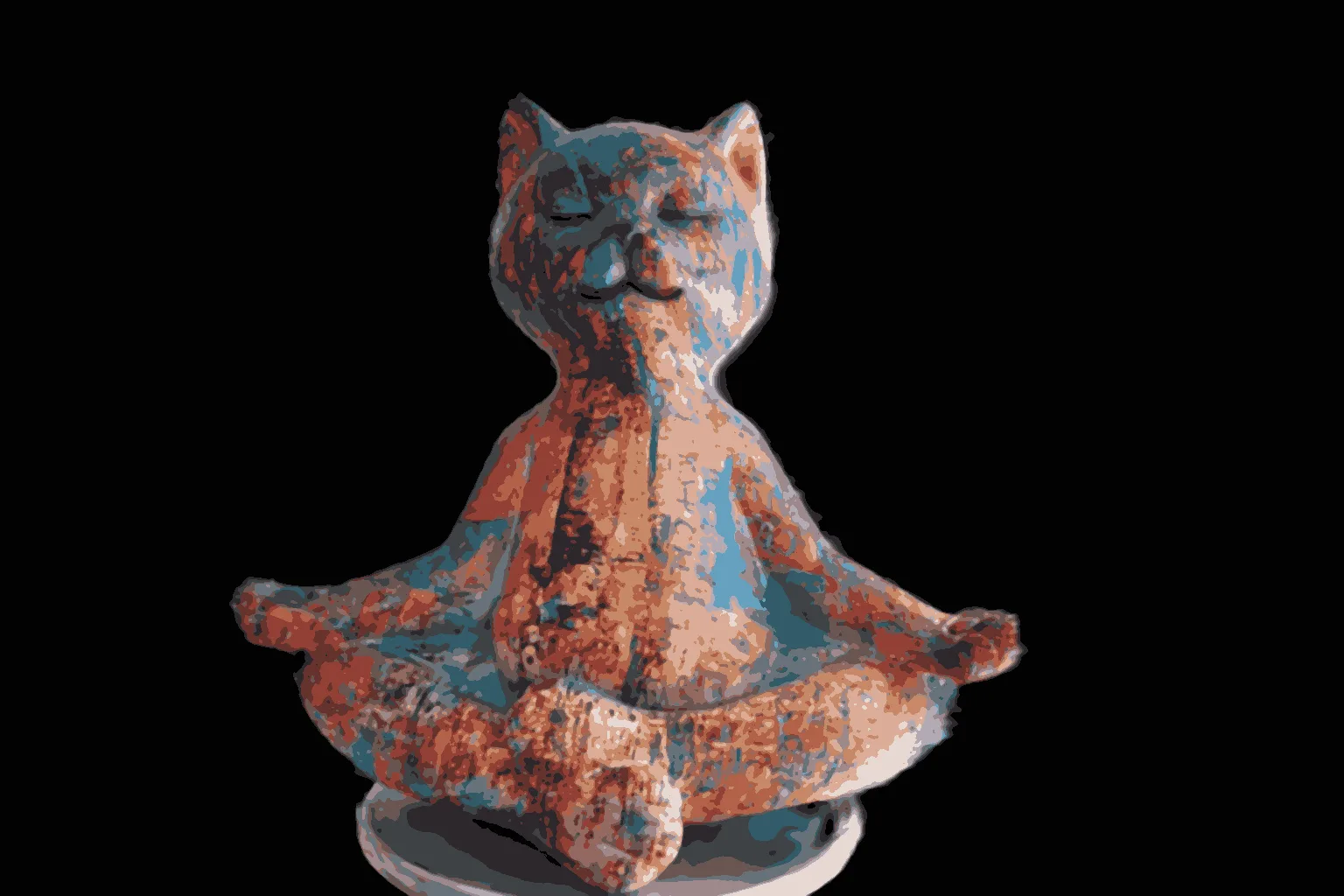 The picture for Meditating Cat